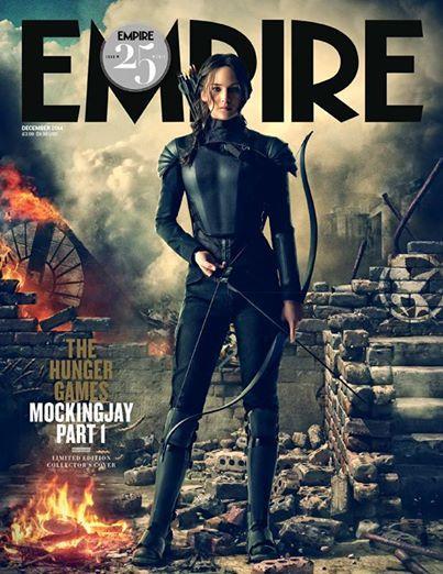 Foto: Nueva imagen de Katniss en la portada de una revista.  #LosJuegosDelHambre #SinsajoParte1 en Cinemex el 20/Nov.