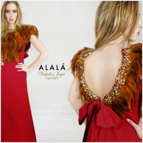 Uno de los vestidos joya de la firma de moda española Alalá