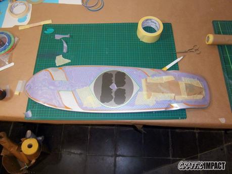 Metal flakes en tablas Longboard y skate Metal flakes en tablas Longboard y skate