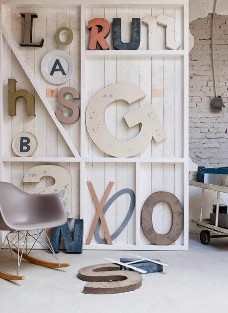Disenos con Letras en la Deco Rustica