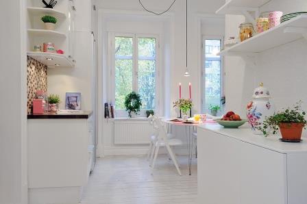 Cocina en tonos claros- Diseños para una cocina perfecta minimalista