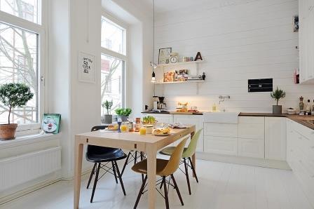 Cocina en tonos claros- Diseños para una cocina perfecta minimalista