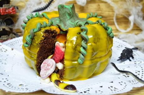 TARTA DE HALLOWEEN CON SORPRESA