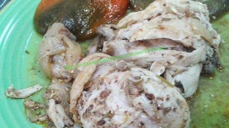 Pollo con semillas de lino, sésamo y chia