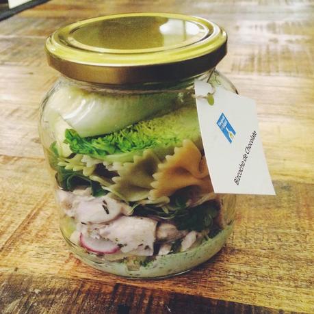 Ensalada en Tarro de Vidrio