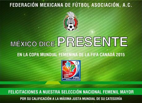 El tri femenil se califica a la Copa del Mundo 2015