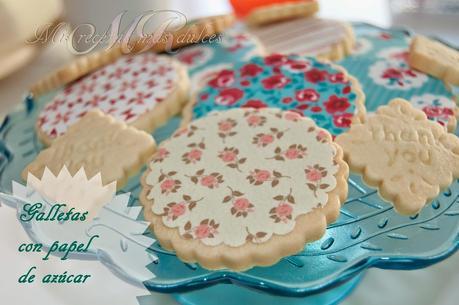 GALLETAS DECORADAS CON PAPEL DE AZÚCAR