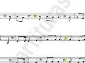 verdes partitura para Trombón, Tuba Bombardino Trompa Partitura Villancico Navidad