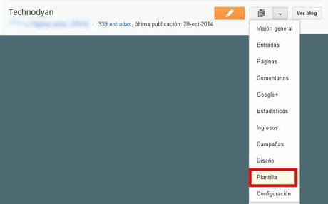 Como instalar una plantilla en Blogger Como instalar una plantilla en Blogger