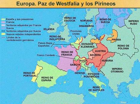guerra 30 anos paz de westfalia y los pirineos