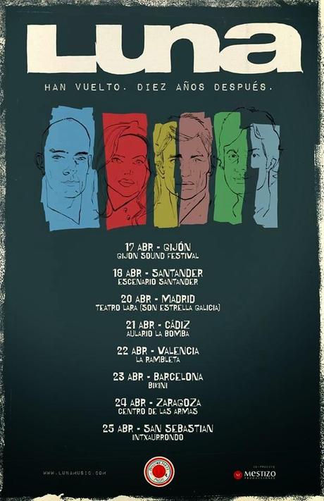 El notición de la semana: Luna se reúnen para tocar en varias ciudades de España