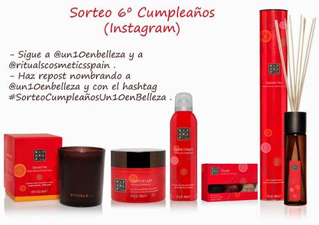 sorteo, instagram, sexto cumpleaños, rituals