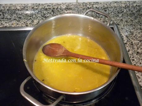 Lenguado a la naranja