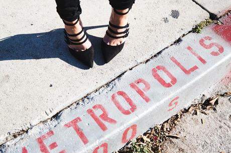 Sandro-Blazer-Black_Outfit-Street_Style-Collage_Vintage-Los_Angeles-1