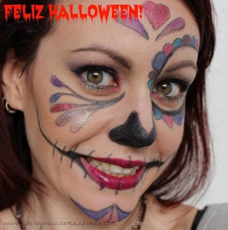 Maquillaje Halloween: Cute Skull Catrina Maquillaje Halloween: Cute Skull Catrina