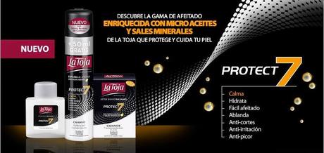 El afeitado sin irritaciones gracias a los productos de la línea “Protect7” de LA TOJA
