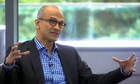 Satya Nadella en Microsoft