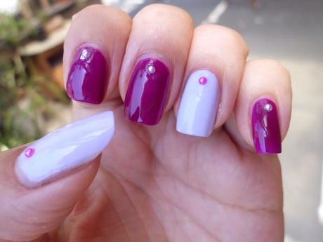 manicura morada