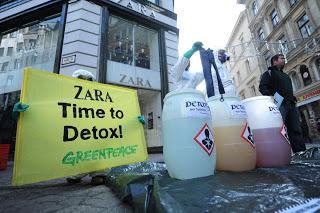 Greenpeace´s Detox campaign: Cancer causing chemicals found in the clothes you buy.