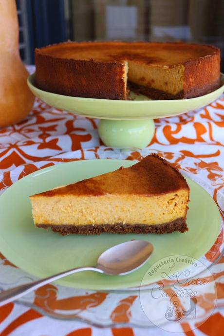 PASTEL DE QUESO Y CALABAZA- PUMPKIN CHEESECAKE