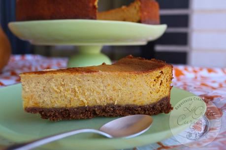 PASTEL DE QUESO Y CALABAZA- PUMPKIN CHEESECAKE