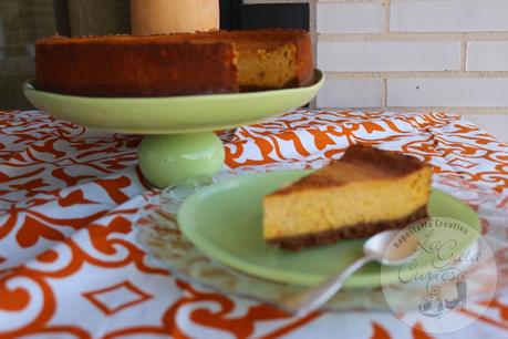 PASTEL DE QUESO Y CALABAZA- PUMPKIN CHEESECAKE