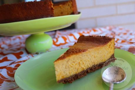 PASTEL DE QUESO Y CALABAZA- PUMPKIN CHEESECAKE