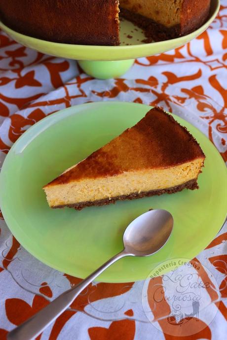 PASTEL DE QUESO Y CALABAZA- PUMPKIN CHEESECAKE