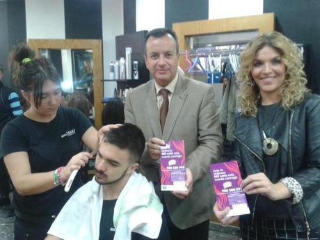 Peluqueria contra violencia de genero