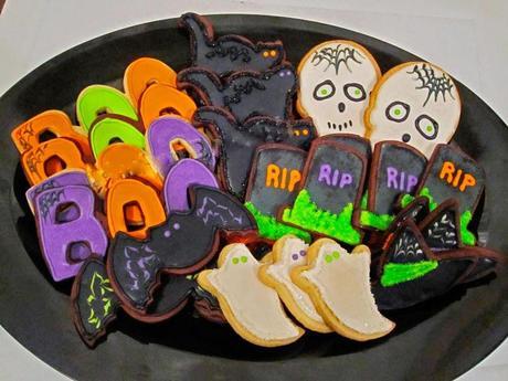 diferentes galletas para halloween