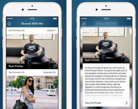 About.me lanza Intro, app móvil gratis para crear y compartir tarjetas de presentación digitales intro-about-me-ios-1