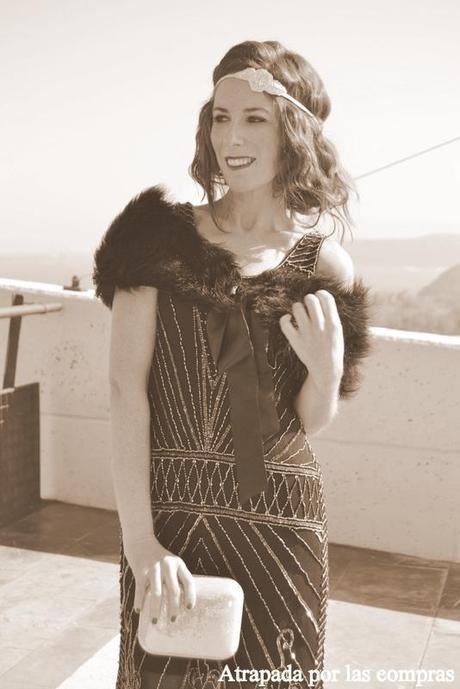 LOOK AÑOS 20 PARA EL DESFILE DE VIRGINIA ABZUETA