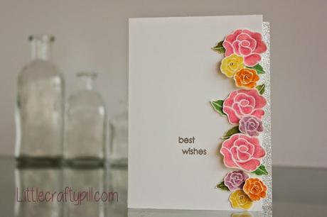 Floral card: 