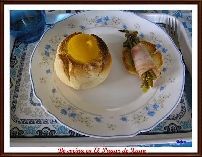 Crema de calabaza en bollitos del payes