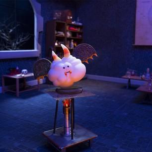 Behold The Oreo Laboratorium’s first nomster! Stay tuned to find out how this strange cookie creature was brought into the earth. #candycorn #OreoLab