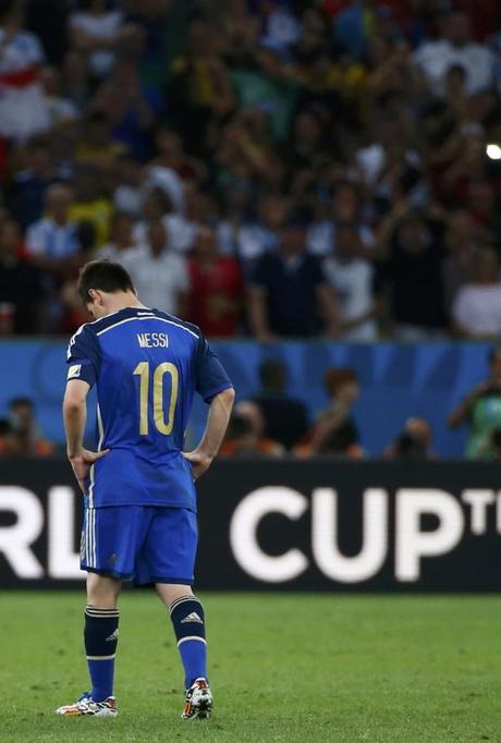 Messi triste mundial