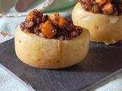 Patata rellena morcilla manzana caramelizada. blog amigo, bavette