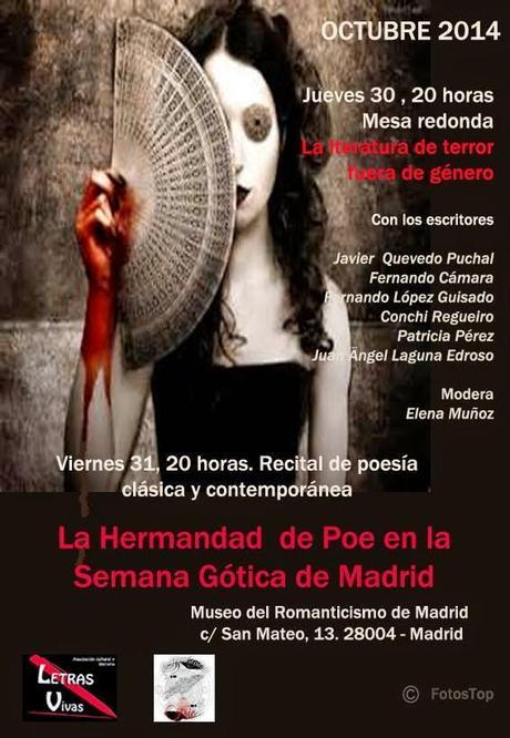 LA HERMANDAD DE POE EN LA SEMANA GÓTICA DE MADRID Y  UN TEXTO DE VALLE