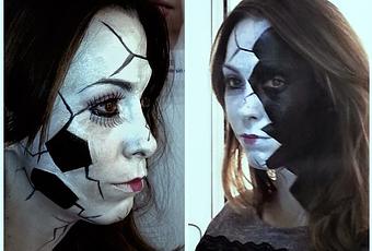 Maquillaje de Halloween: muñeca de porcelana rota - Paperblog