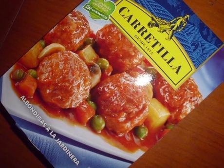 Albóndigas  a la jardinera Carretilla