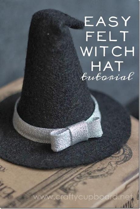 FELT WITCH HAT TUTORIAL