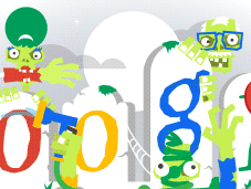 Feliz Halloween Google) #Doodle