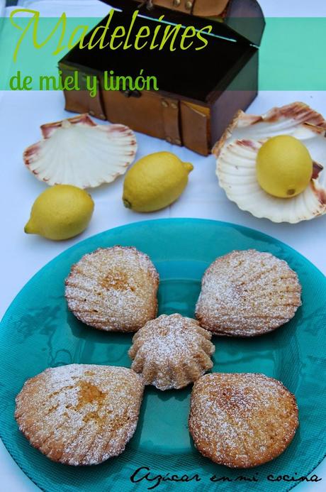 Madeleines de miel y limón