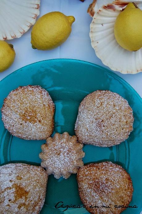 Madeleines de miel y limón