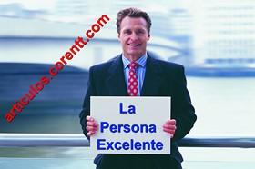 La persona excelente persona excelente