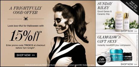 Códigos descuento para tus compras en HALLOWEEN 2014... Look boo-tiful for Halloween with 15% off