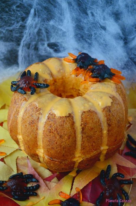 Niños... a la cocina !! (II) : Bizcocho de calabaza con glaseado de canela