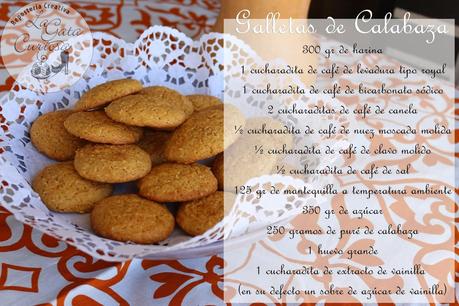 GALLETAS BIZCOCHADAS DE CALABAZA