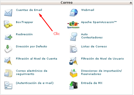 Crear una cuenta de Email asociada al dominio del sitio web en cPanel