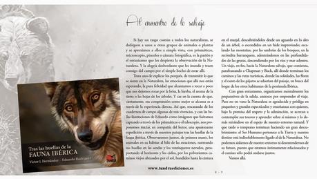 YA DISPONIBLE: Tras las huellas de la fauna ibérica ¡Pasen y lean!